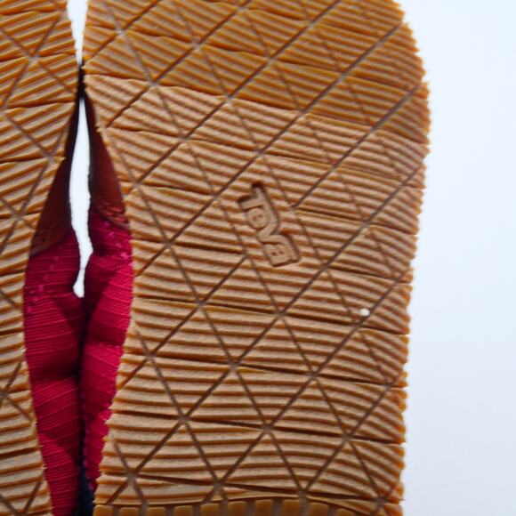 New Teva Toddler Kid's 10 ReEmber Moc Slip On Shoes Persian Red Brown - Picture 9 of 12